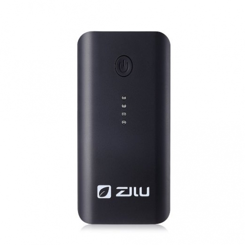 ZILU Smart Power Basic 4400mAh Portable Charger External Battery Pack Backup Power Bank for Cellphones and Tablets - Retail Packaging - Black